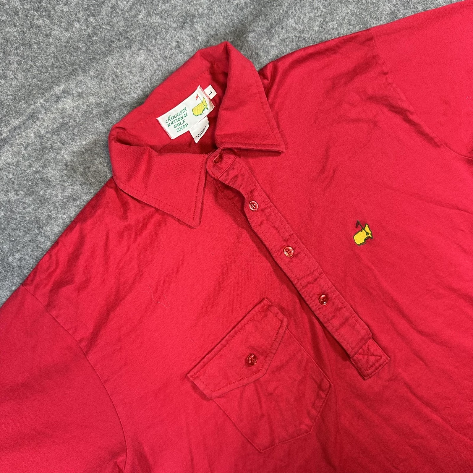 Augusta National Golf Shirt Mens Large Masters Tournament Polo Lisle Performance